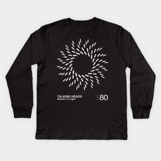 Talking Heads / Minimal Graphic Design Tribute Kids Long Sleeve T-Shirt